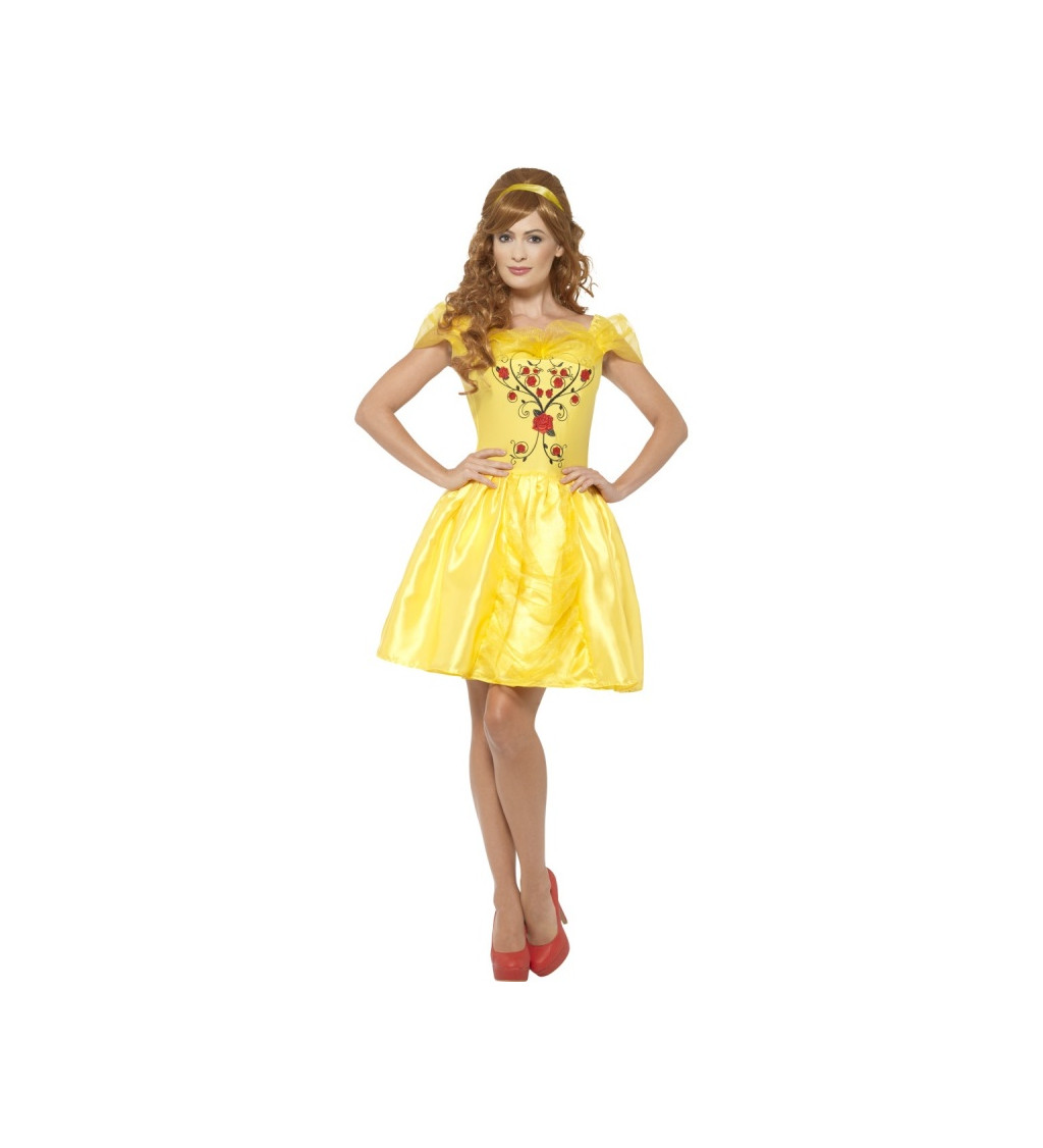 Kráska - žluté šaty
