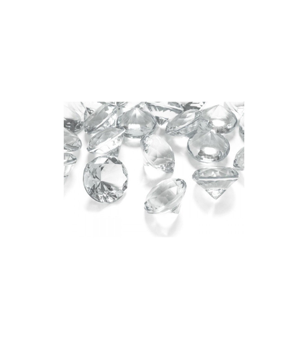 Průhledné diamanty II - dekorace