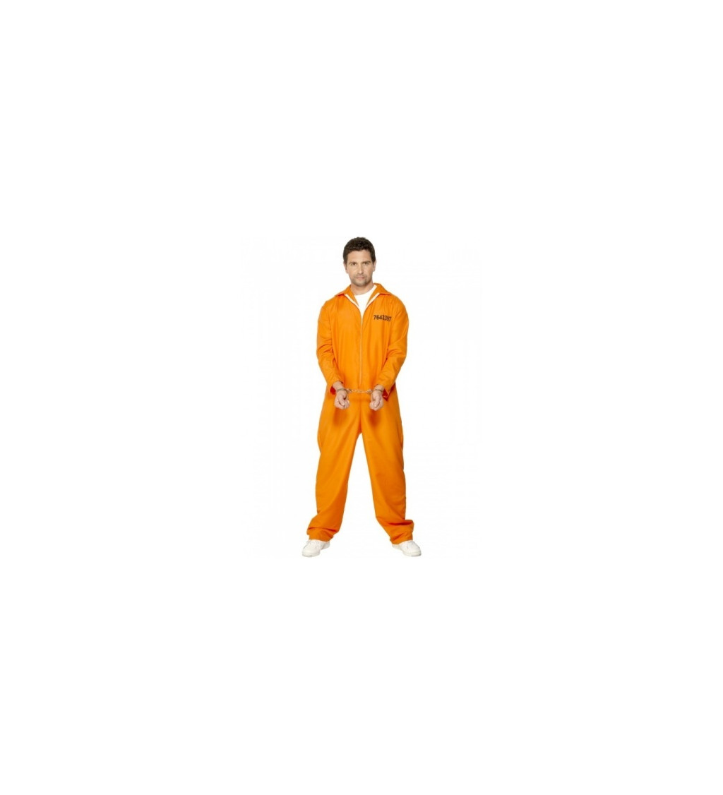 Kostým Trestance - oranžový