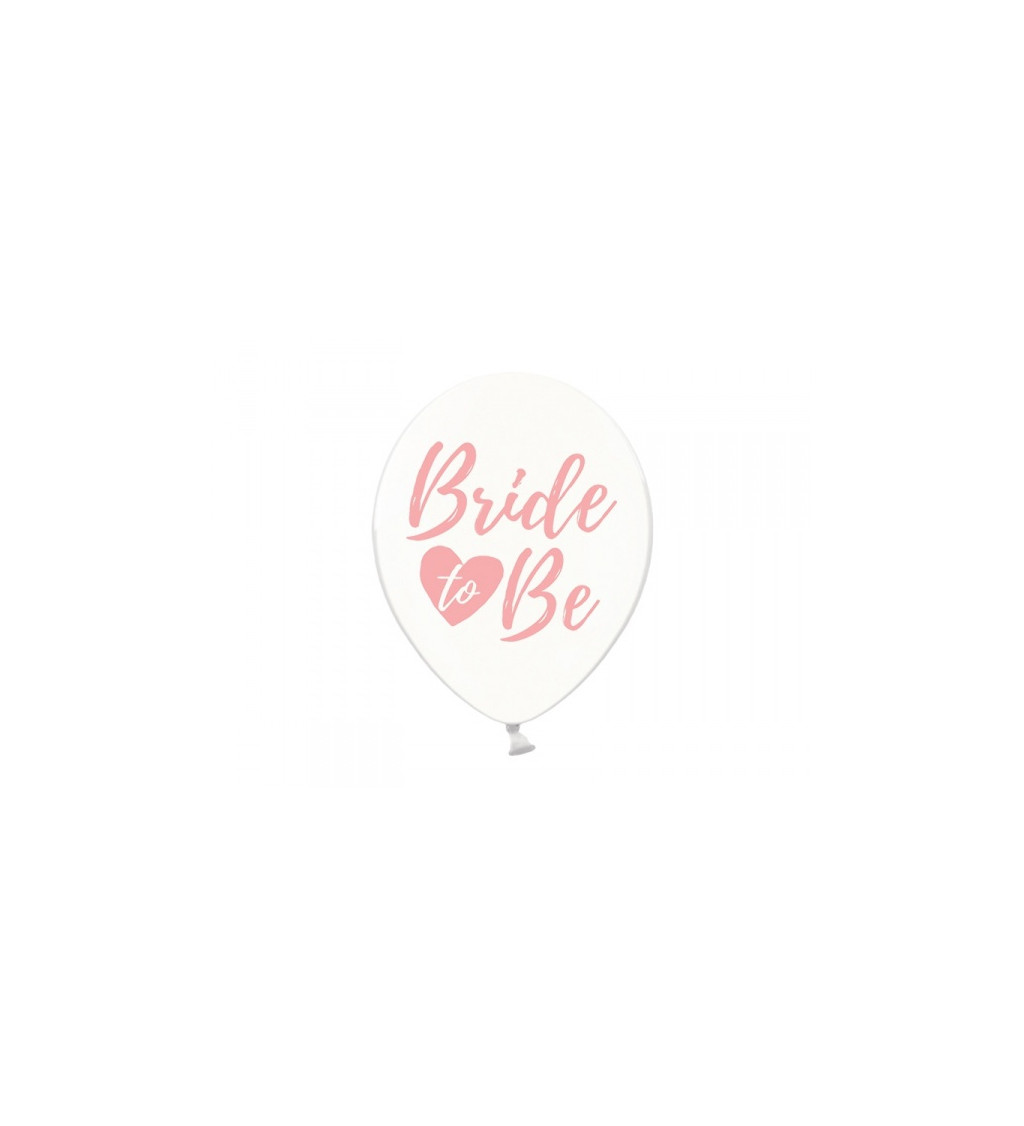 Balónek Bride to Be - průhledný 6ks