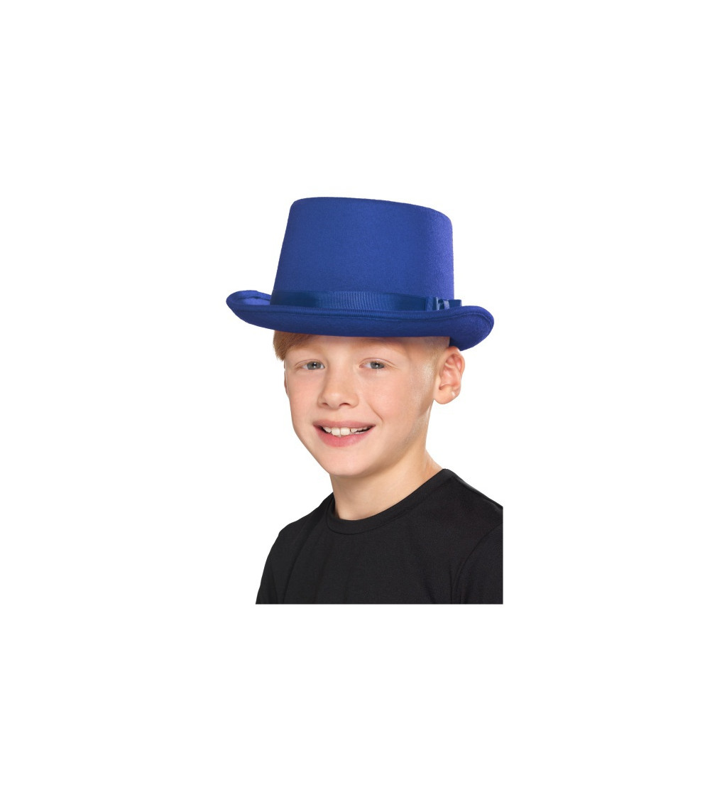 Modrý klobouk - dětský