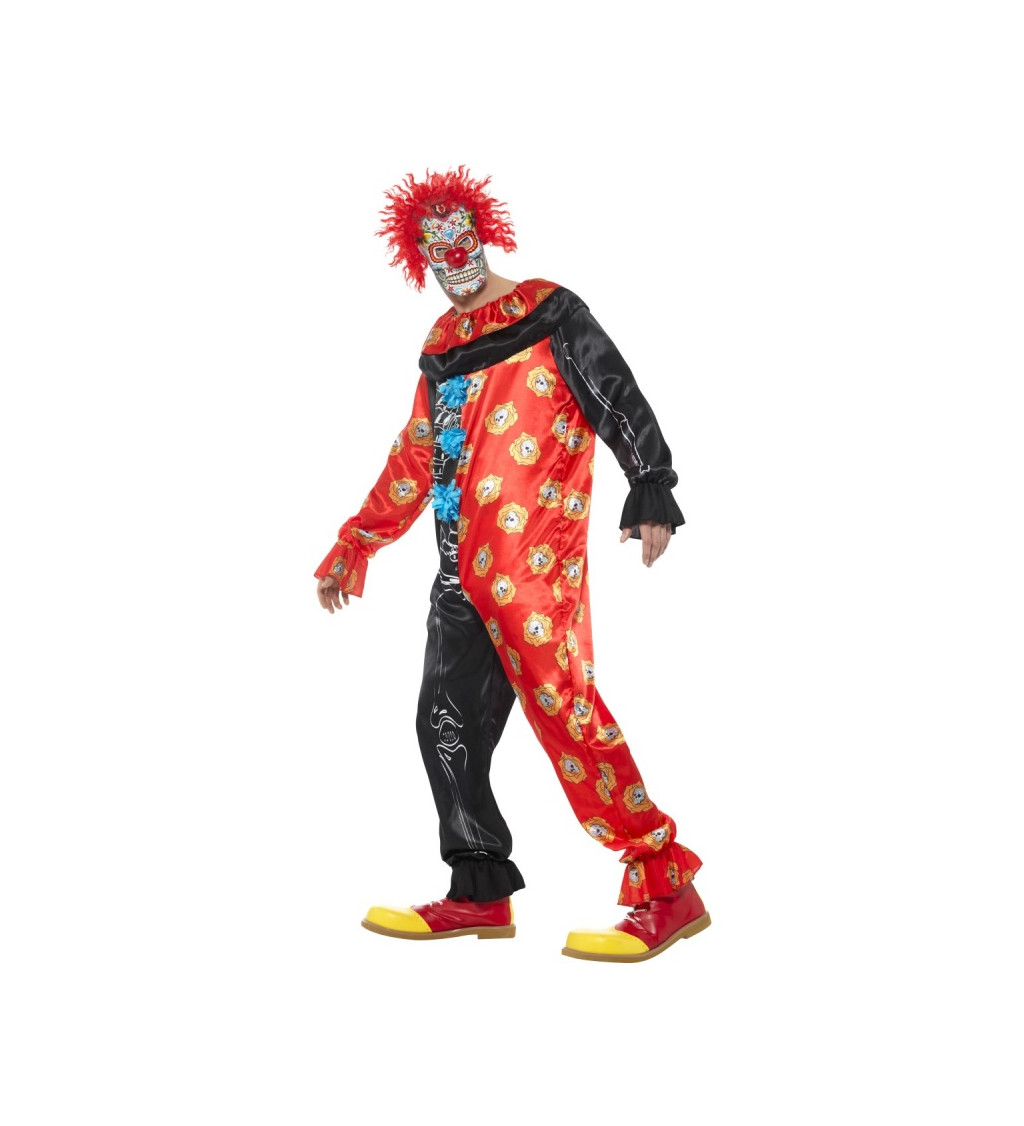 Pánský kostým klauna - Day of the Dead