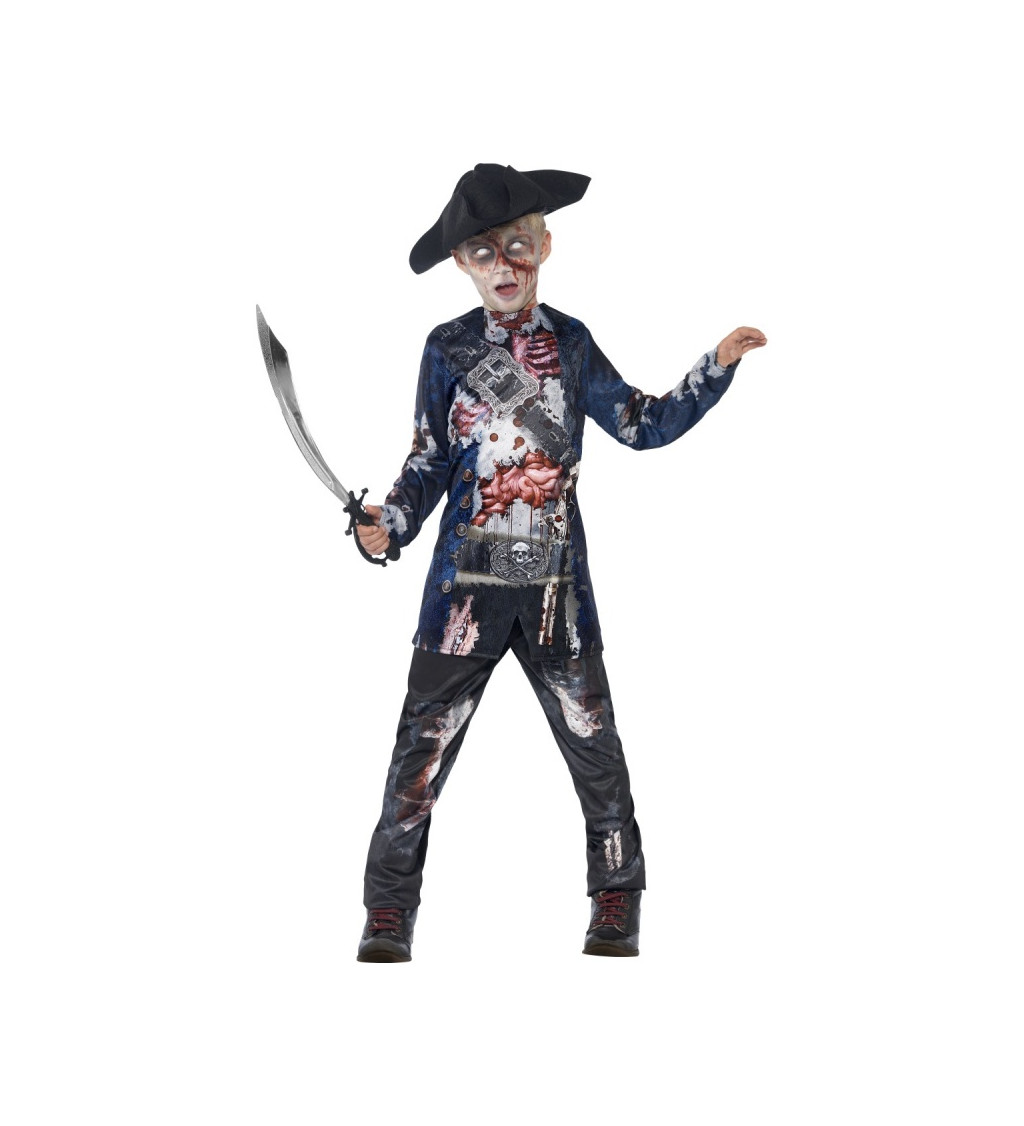 Dětský kostým - zombie pirát
