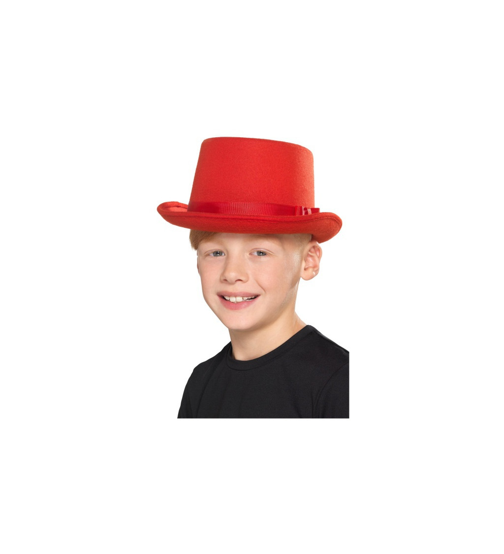 Červený klobouk - dětský