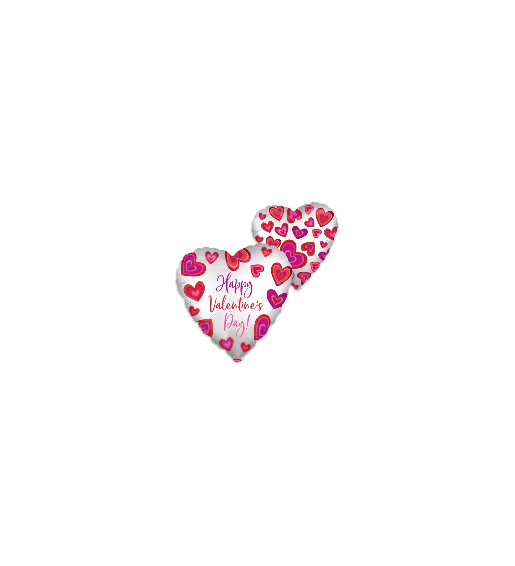 Fóliový balónek Happy Valentines Day IV