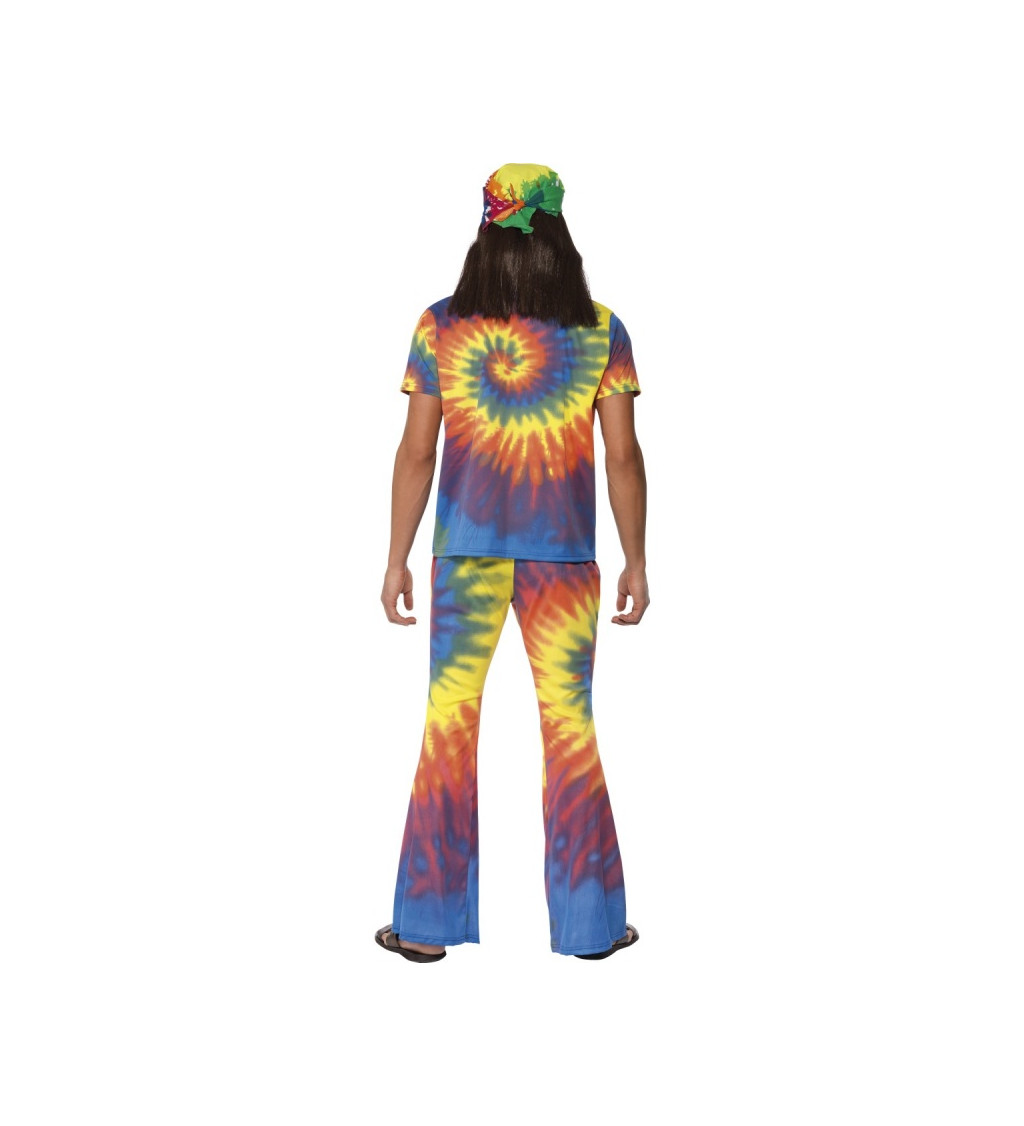 Kostým Hippie duha - pánský