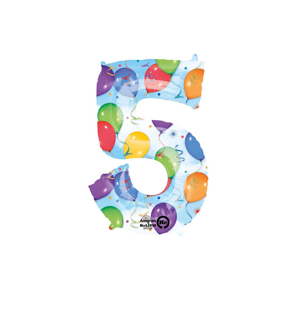 Balónek 5 - barevné balónky