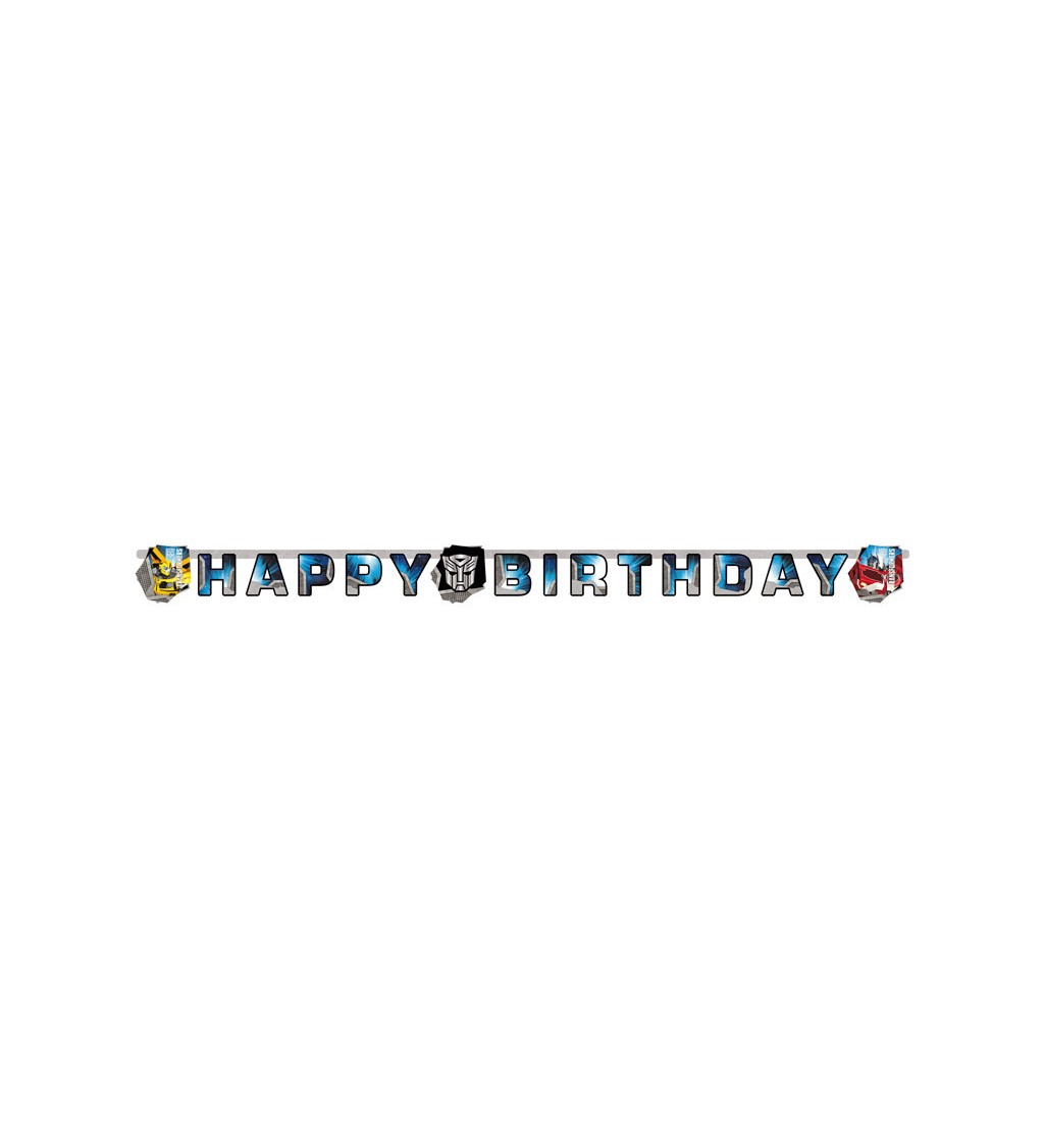 Girlanda Happy Birthday - Transformers