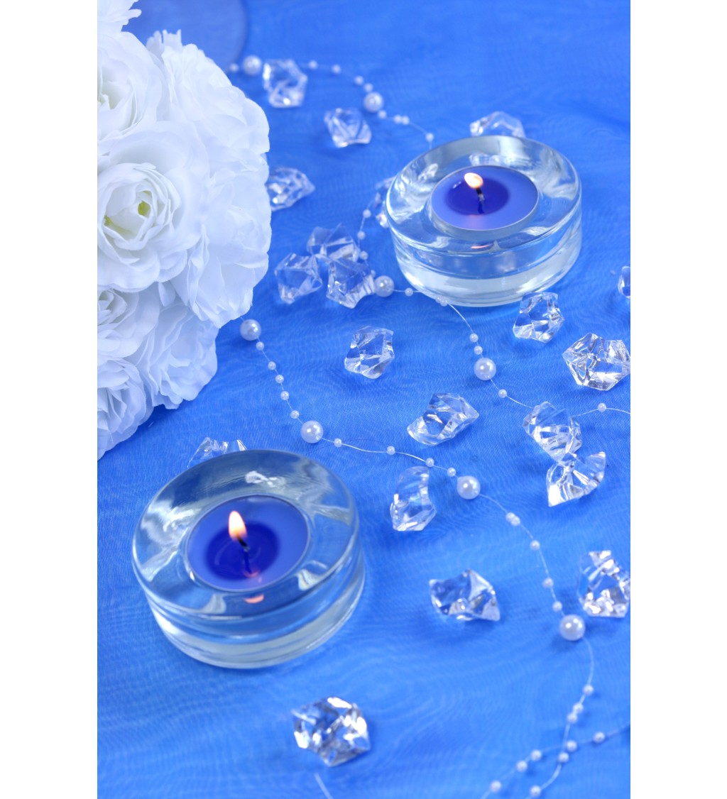 Průhledné dekorativní krystaly Ice
