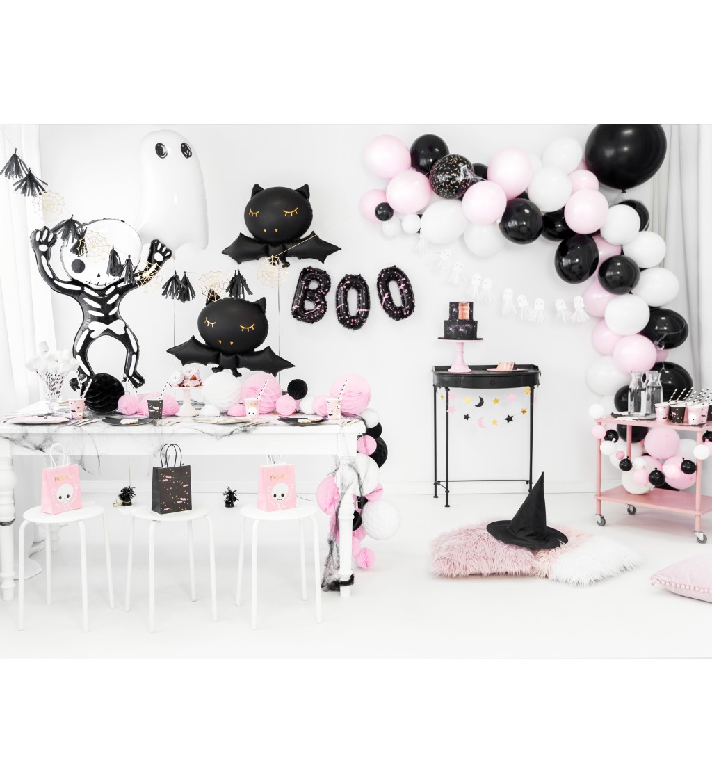 Dětský černý čarodějnický klobouk