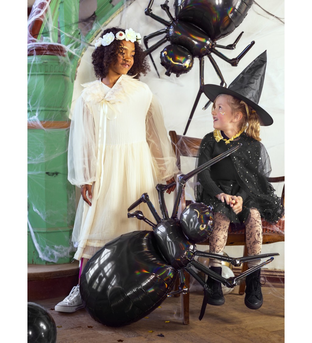 Dětský černý čarodějnický klobouk