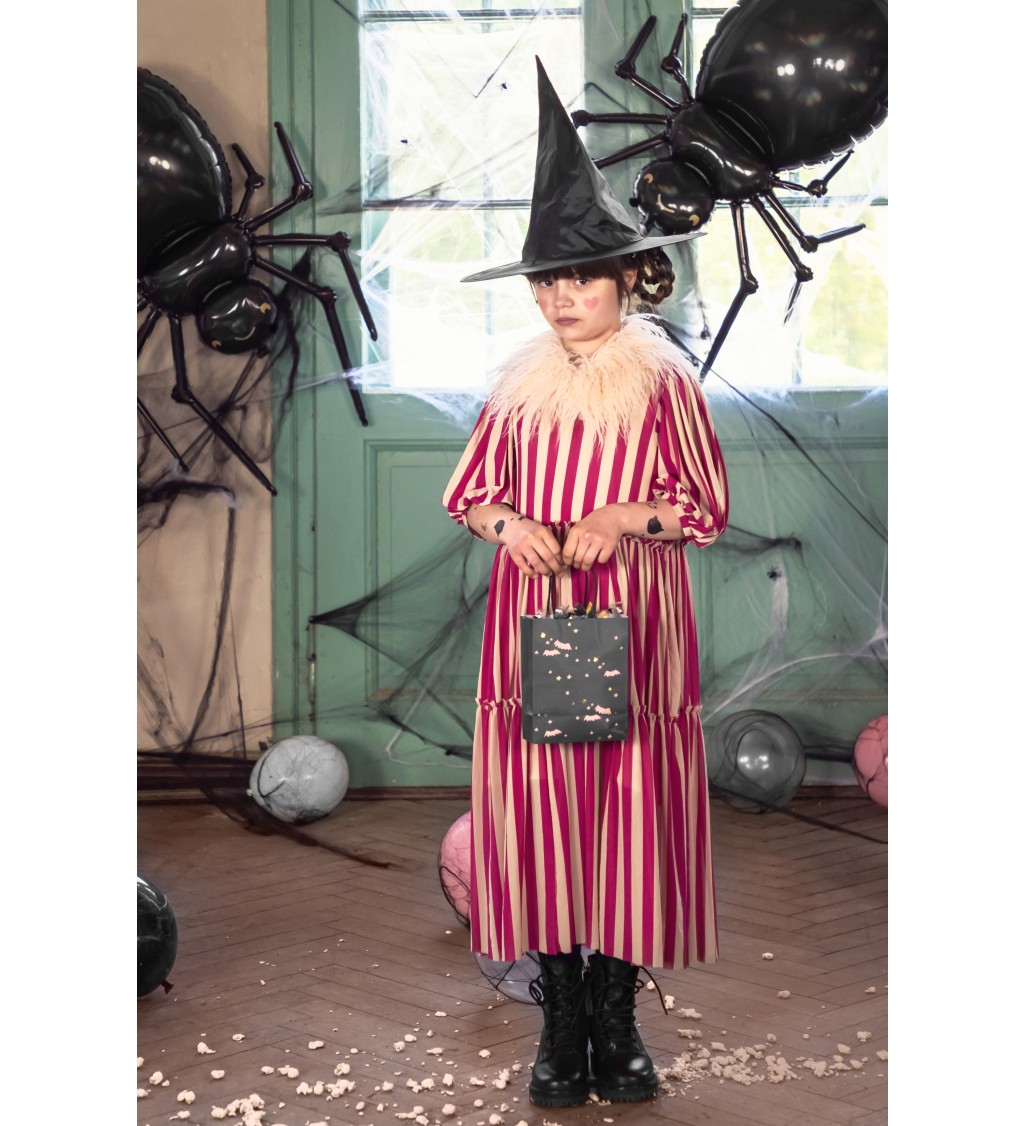 Dětský černý čarodějnický klobouk