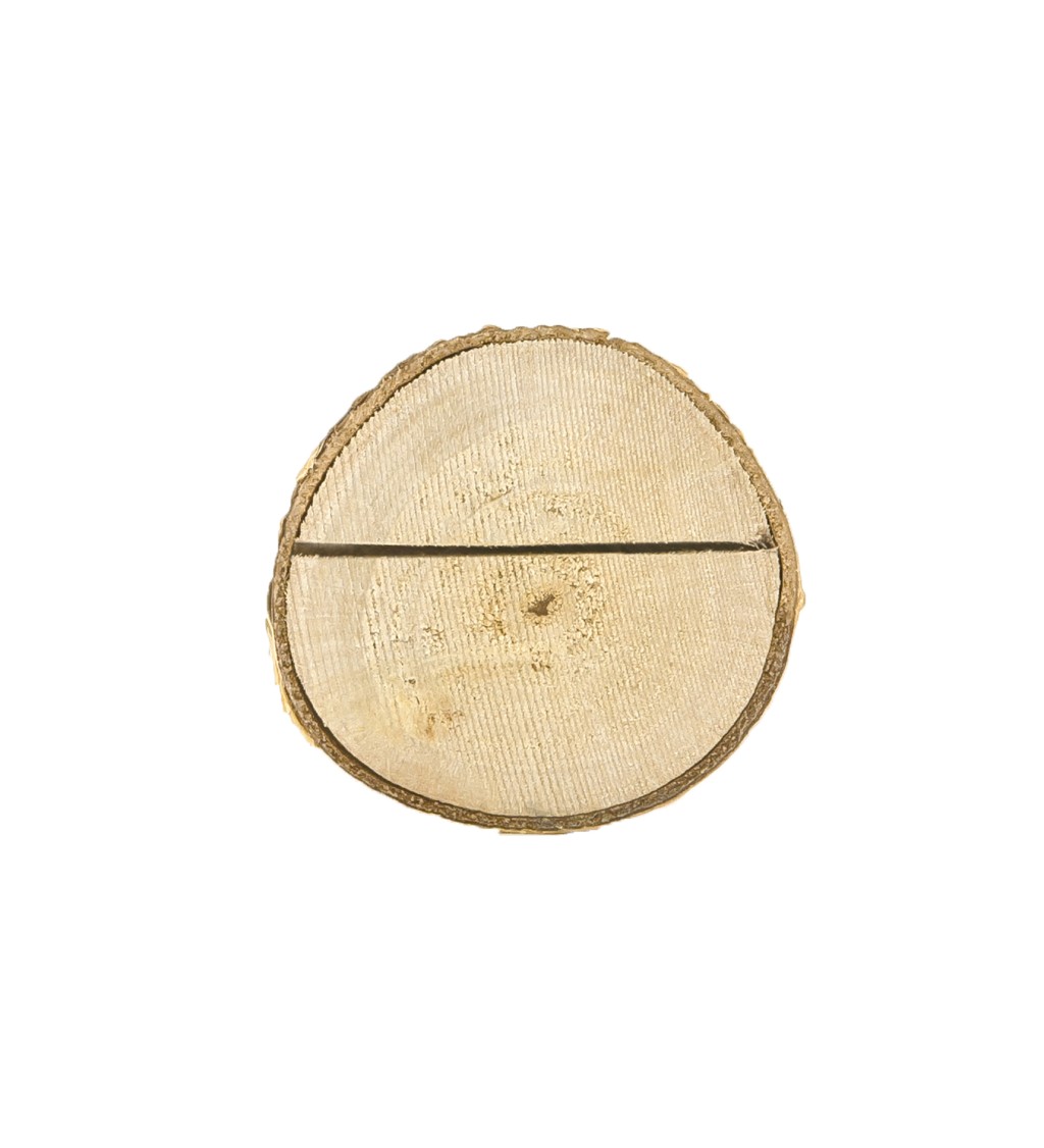 Dřevěný špalek na jmenovky