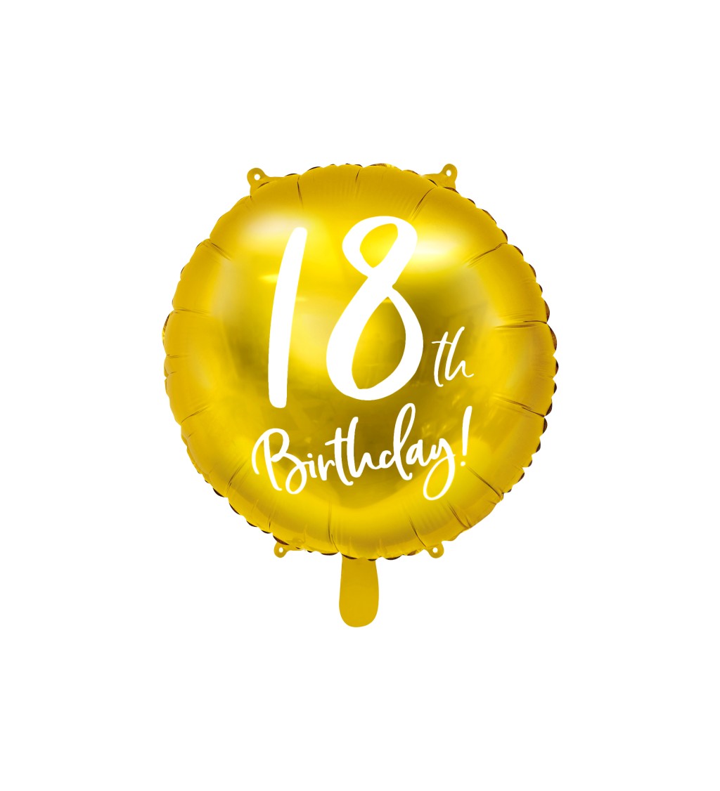Fóliový balónek - 18. narozeniny