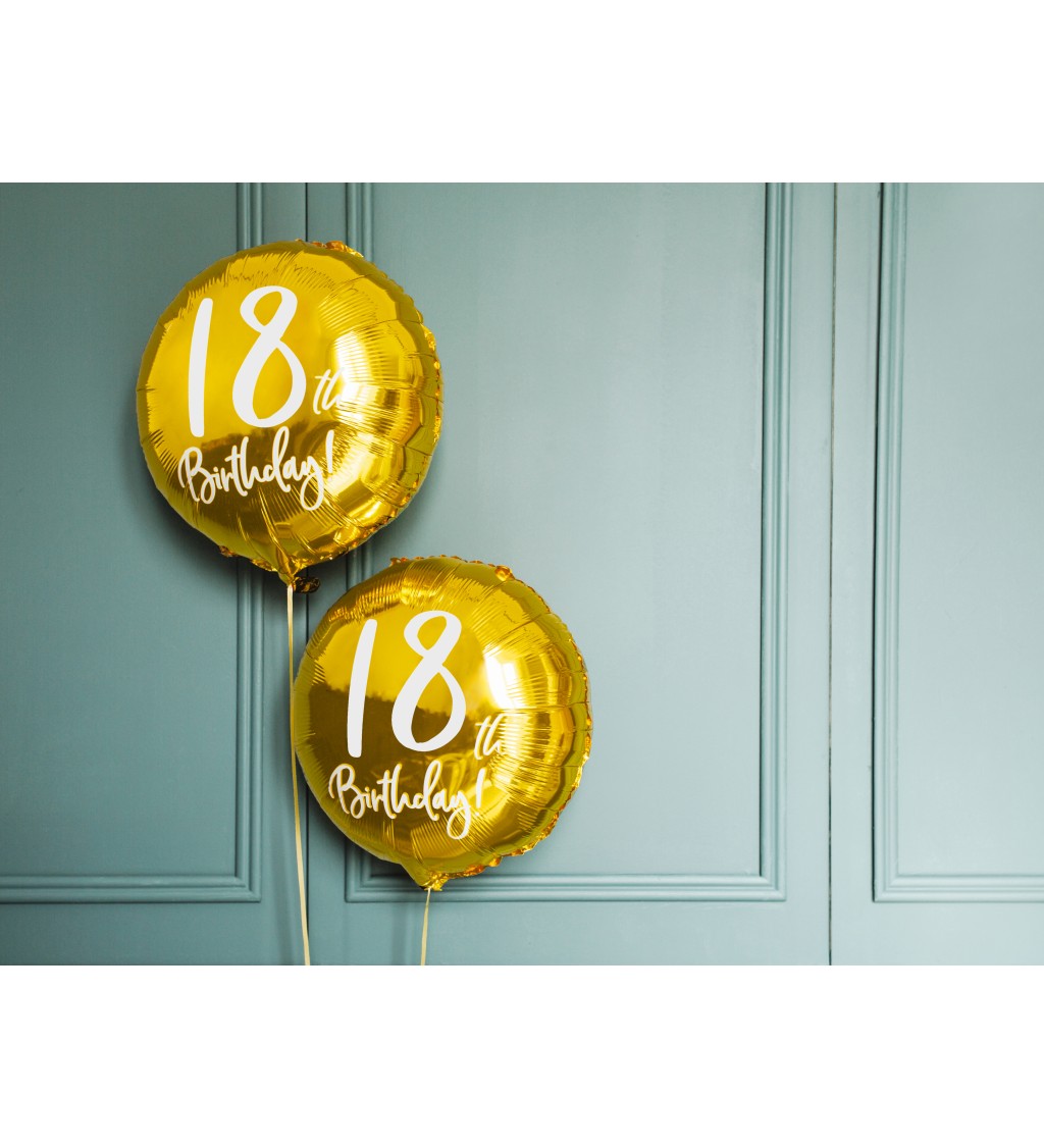 Fóliový balónek - 18. narozeniny