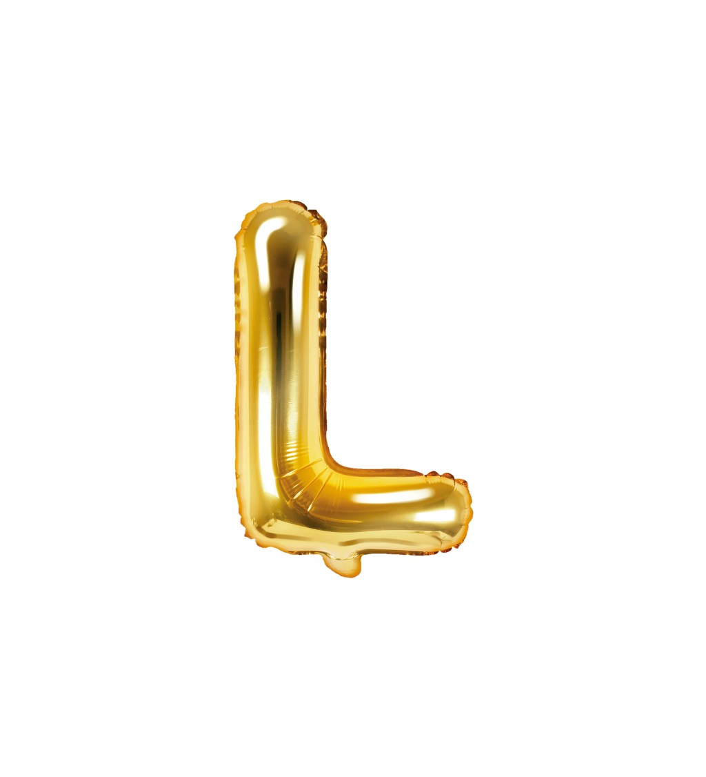 Fóliový balónek L - zlatý