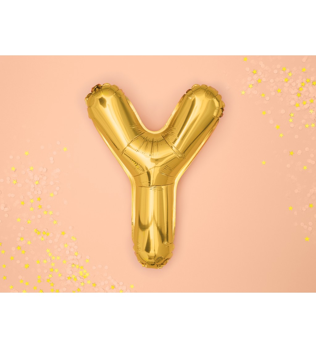 Fóliový balónek písmeno "Y"