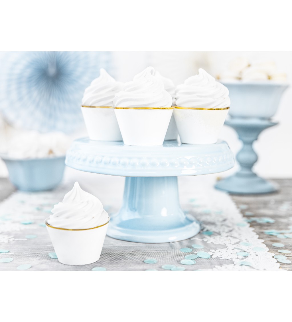 Bílé cupcake košíčky II