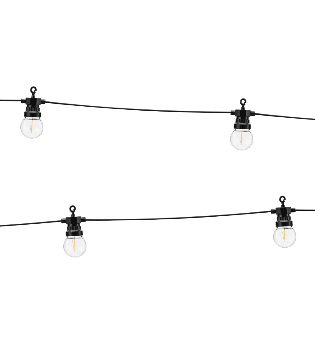 LED žárovky - černý kabel II