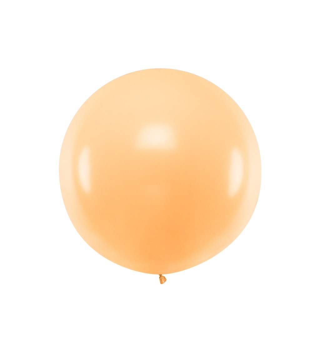 Pastelový mega balónek - broskvový