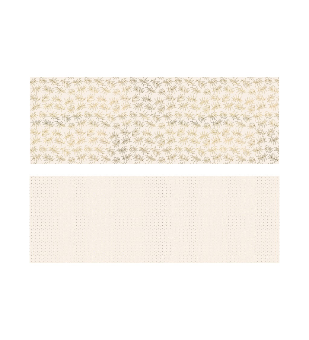 Dárkový papír se zlatými motivy