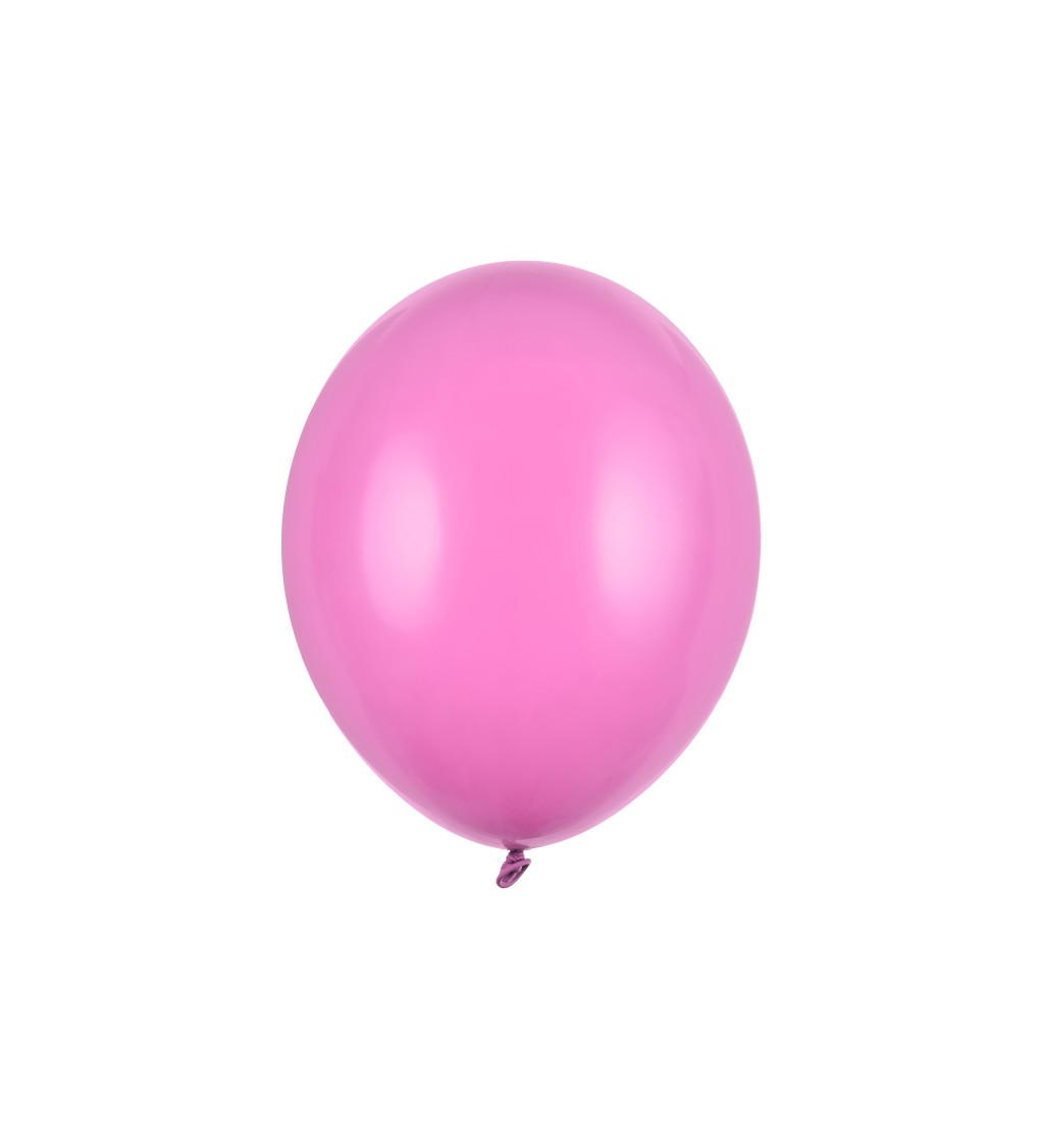 Fuchsiové pastelové balónky
