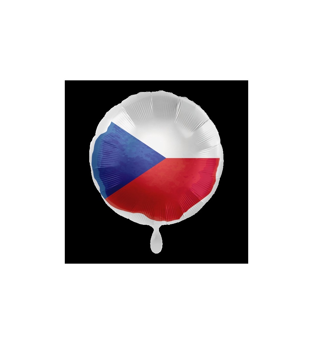 Česká vlajka - fóliový balónek