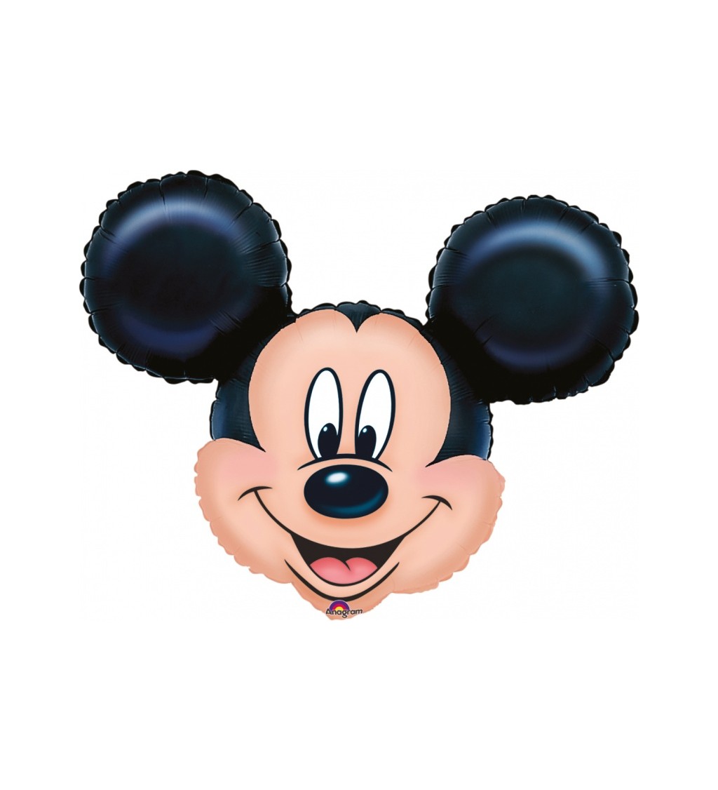 Fóliový balonek - hlava Myšky Mickey