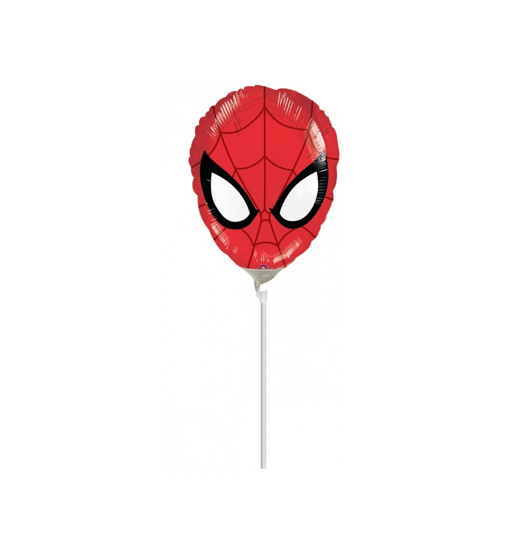 Fóliový balónek ve tvaru hlavy Spidermana