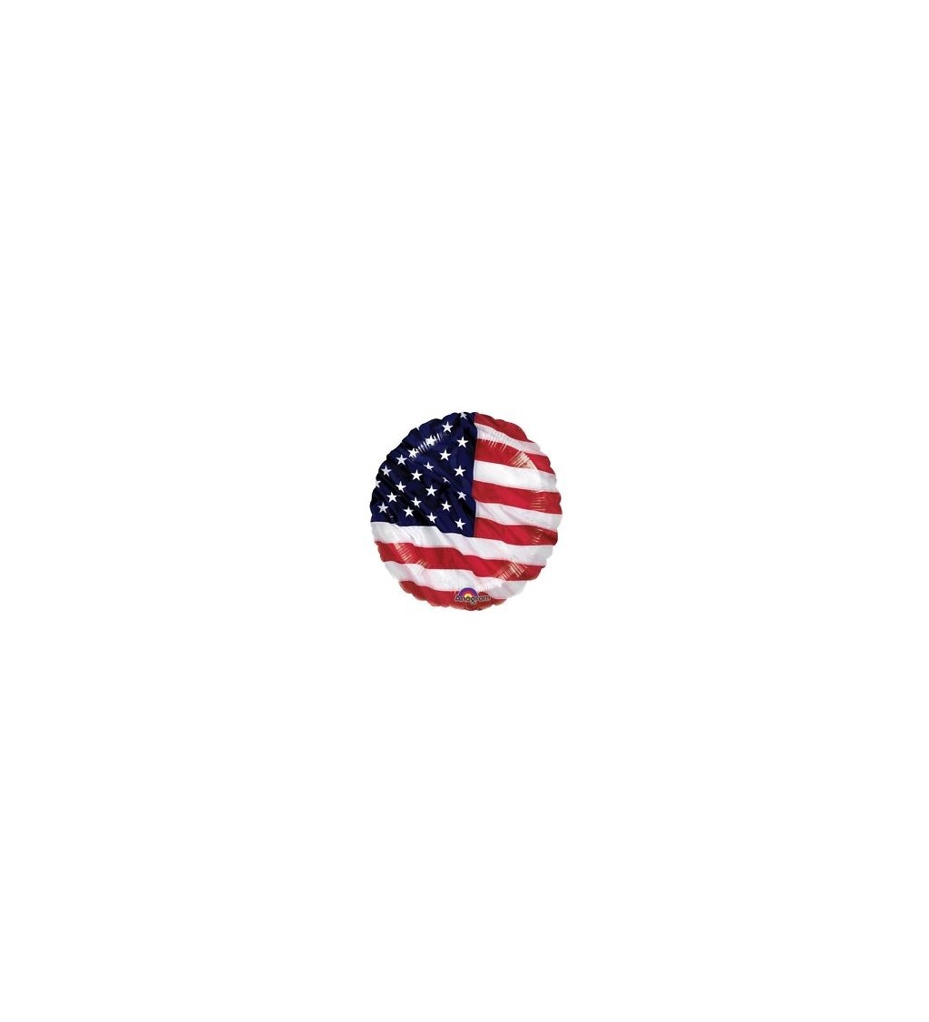 Fóliový balónek - americká vlajka