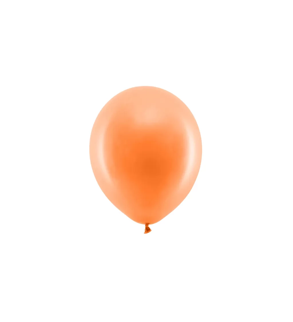 Balónek pastelový - oranžová barva 10ks
