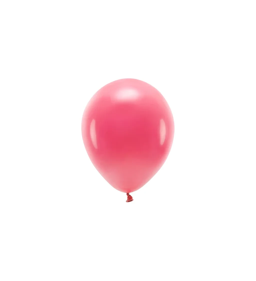 Pastelové balónky Eco - světle červené