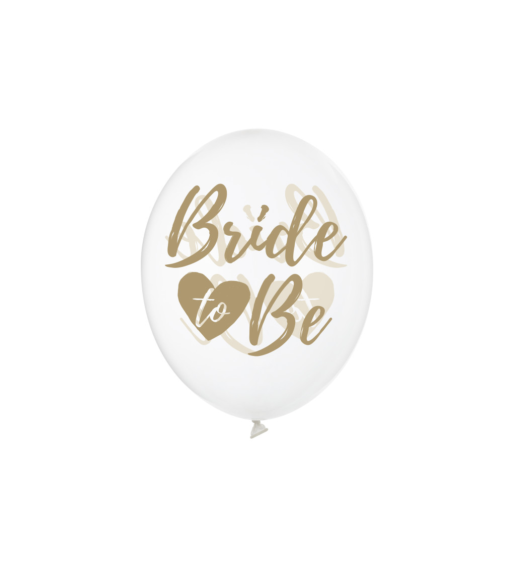 Balón bílý - bride to be