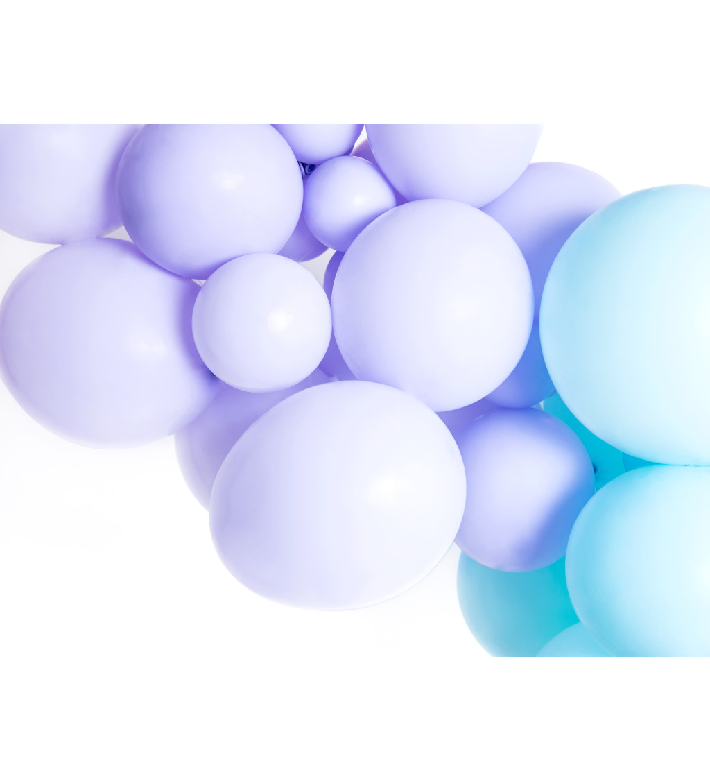 Latexové balónky ve světle fialové barvě