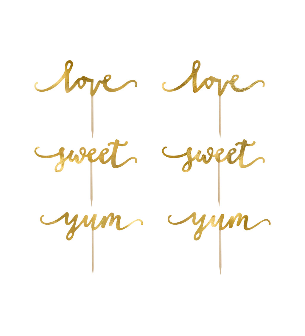 Zlatý nápis - Love
