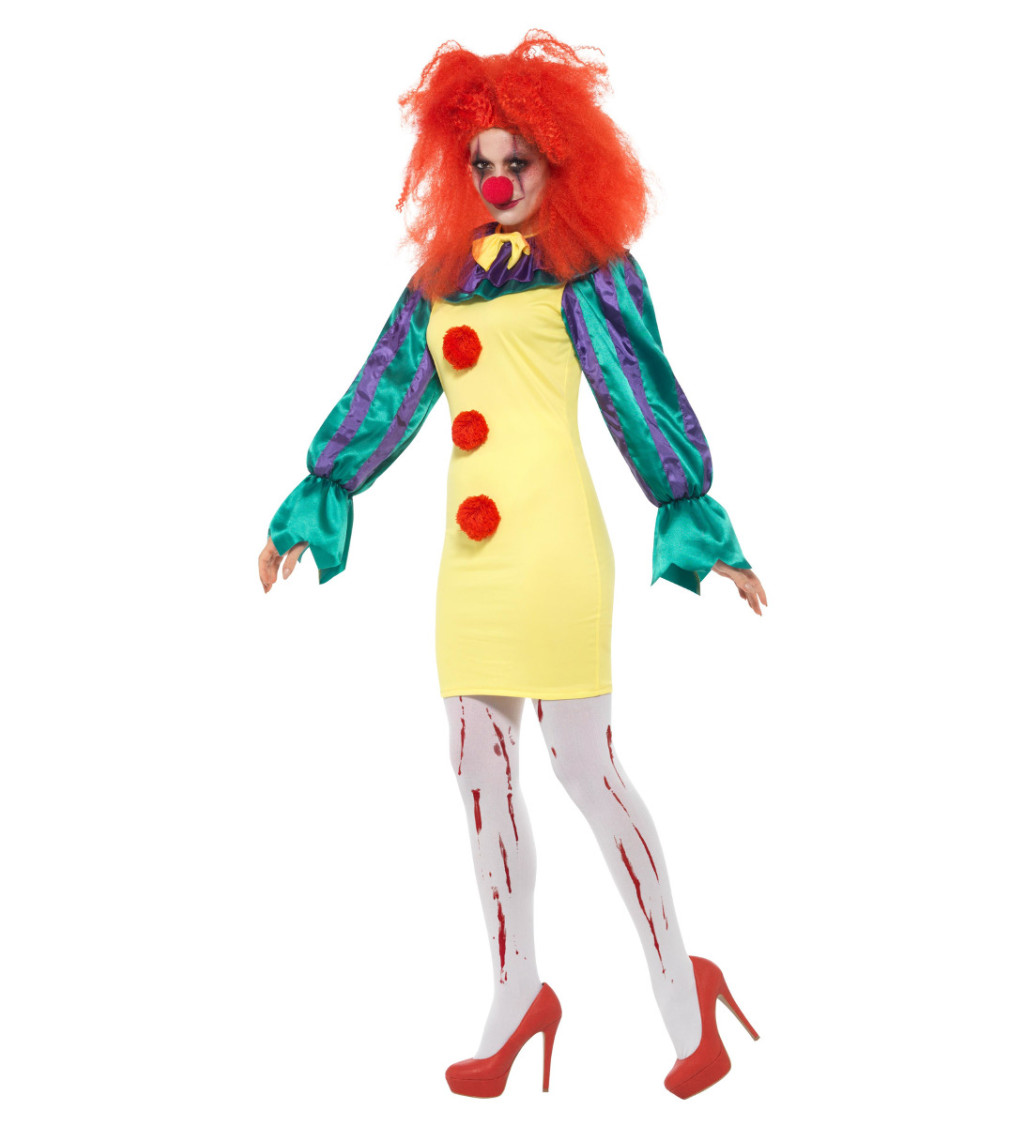 Dámský kostým - hororová klaunice