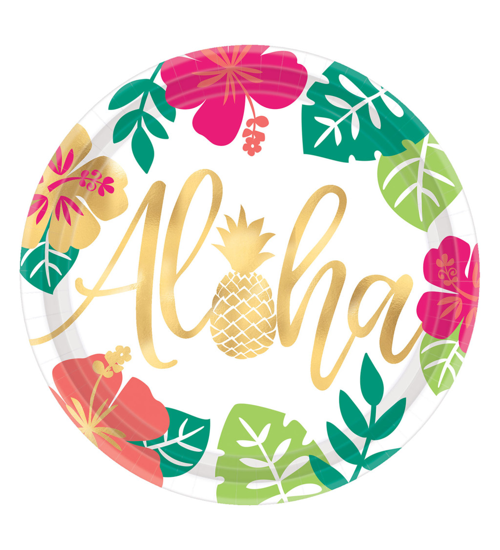 Aloha - talíř velký - 8 ks