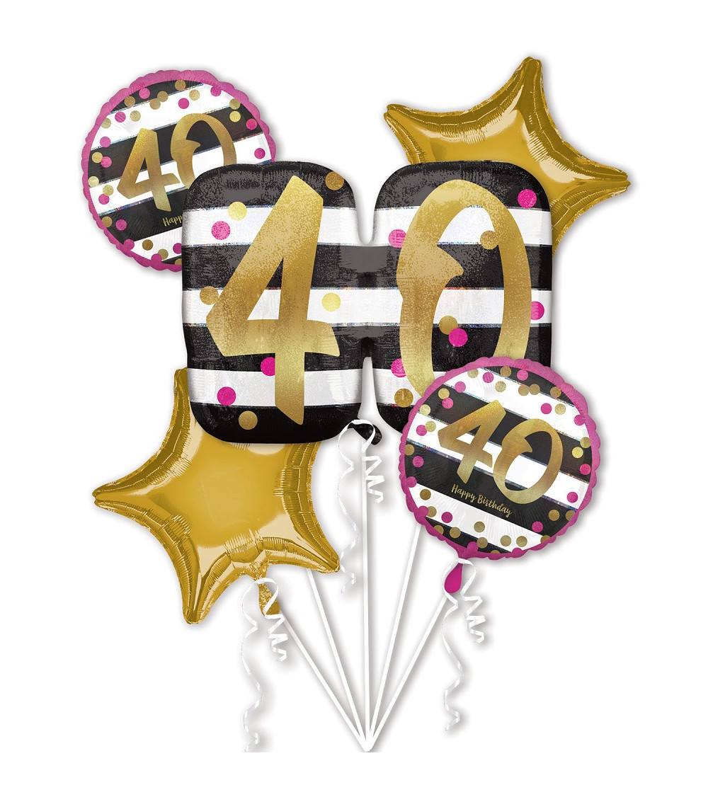 Set balónků - 40. narozeniny