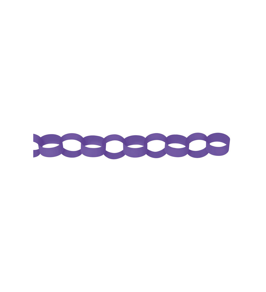 Girlanda - fialový řetěz