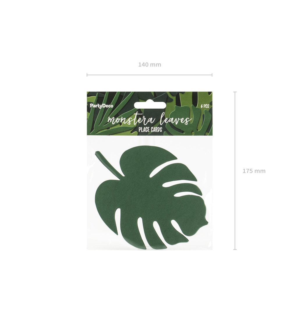 Dekorační listy zelené Aloha