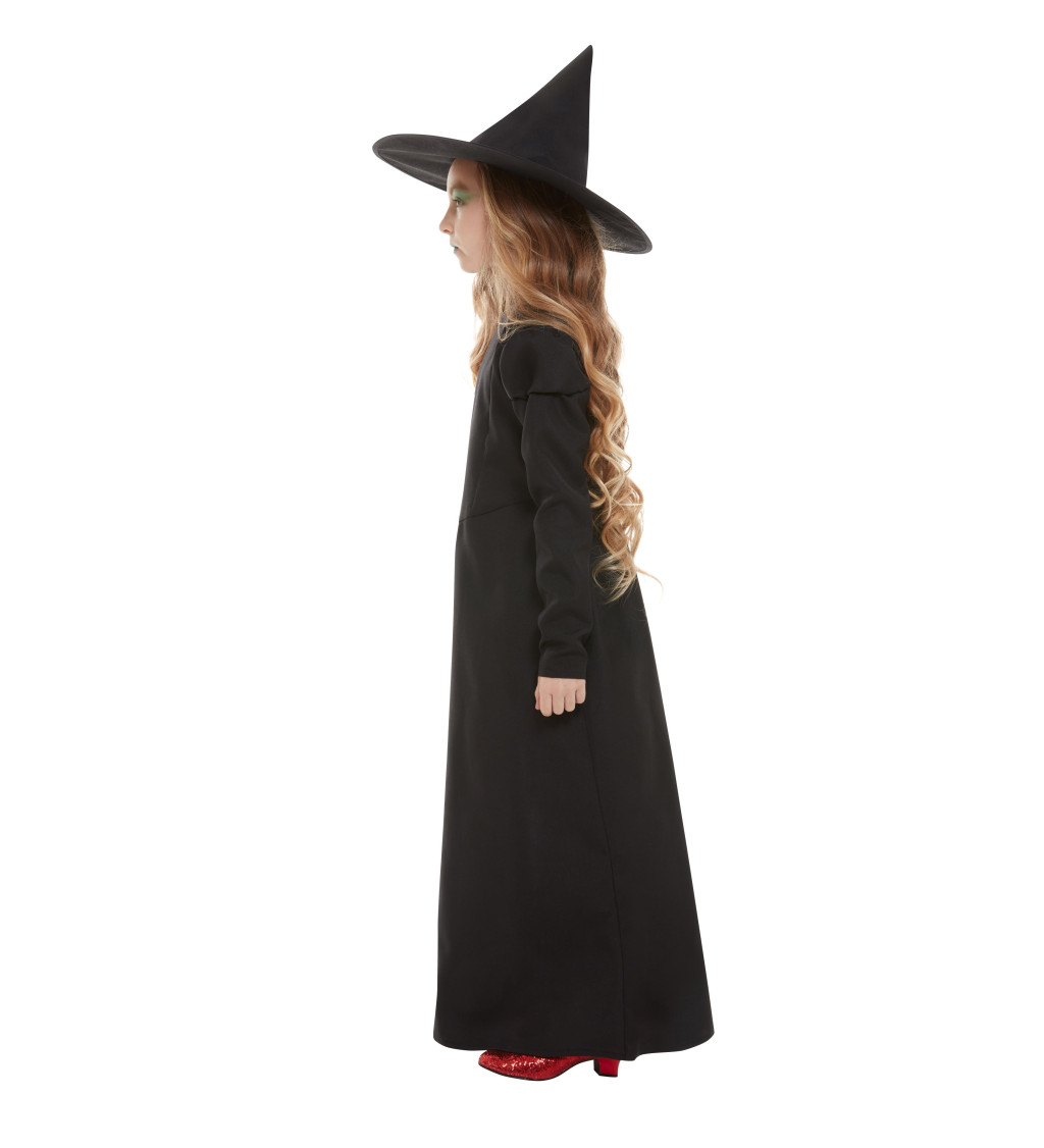 Dětský kostým černé čarodejnice