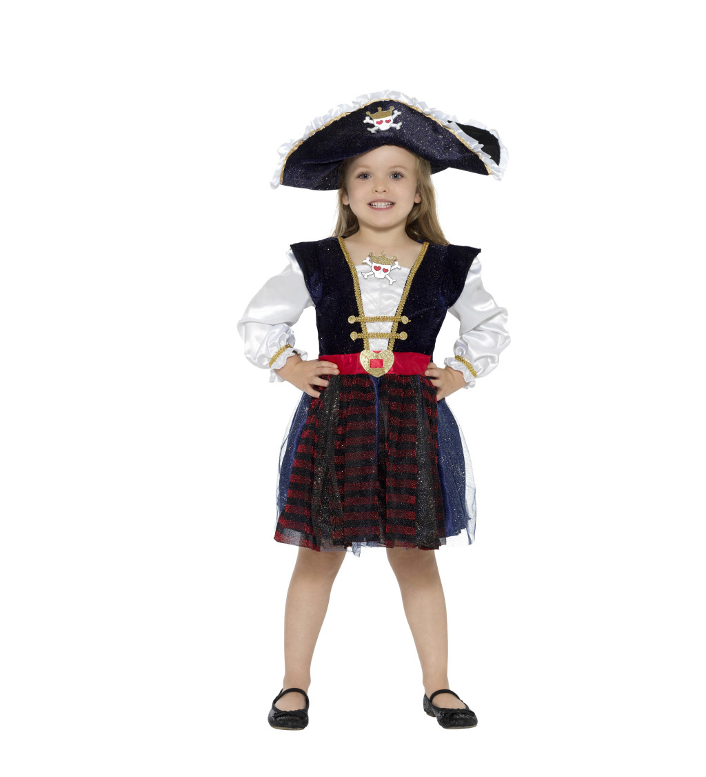 Dětský kostým malá pirátka