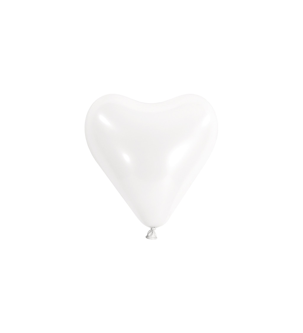 standard froety white 30cm/12" heart(50ks)