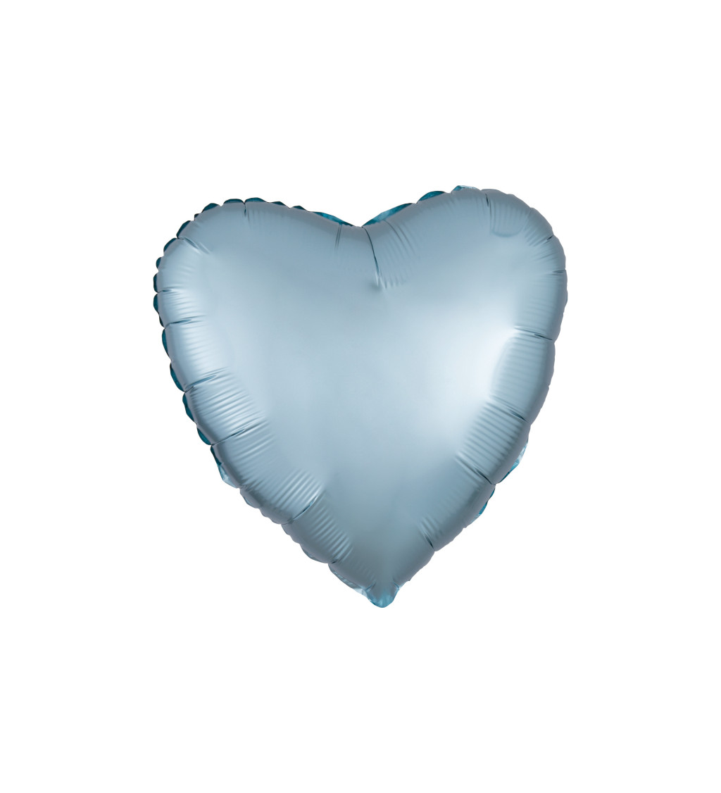 Foliový balonek - srdce modré