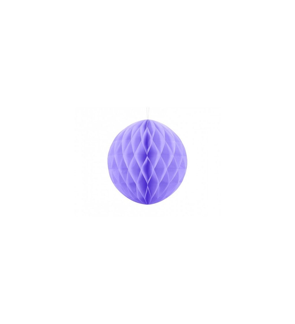 Papírová fialová koule dekorační
