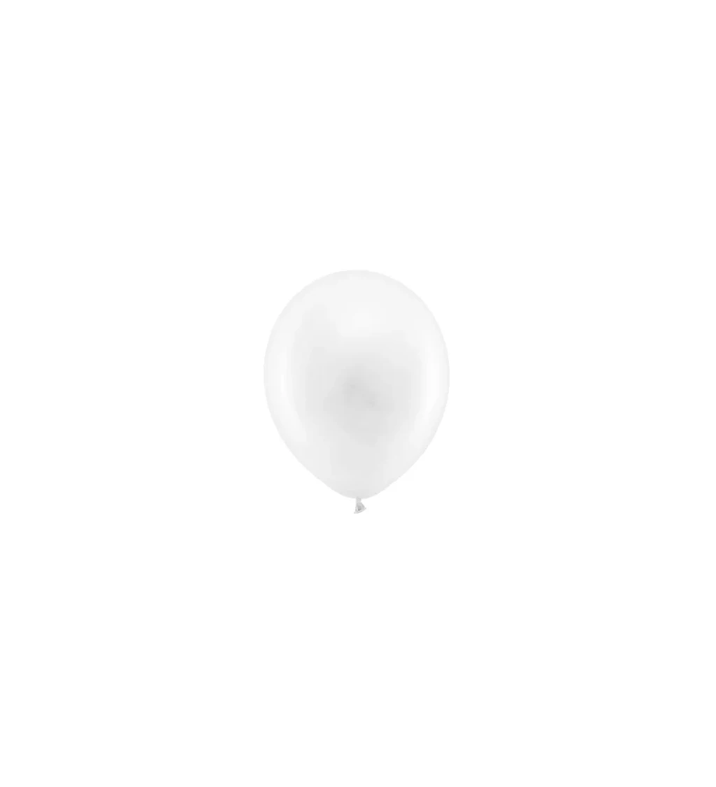 Latexové bílé balónky