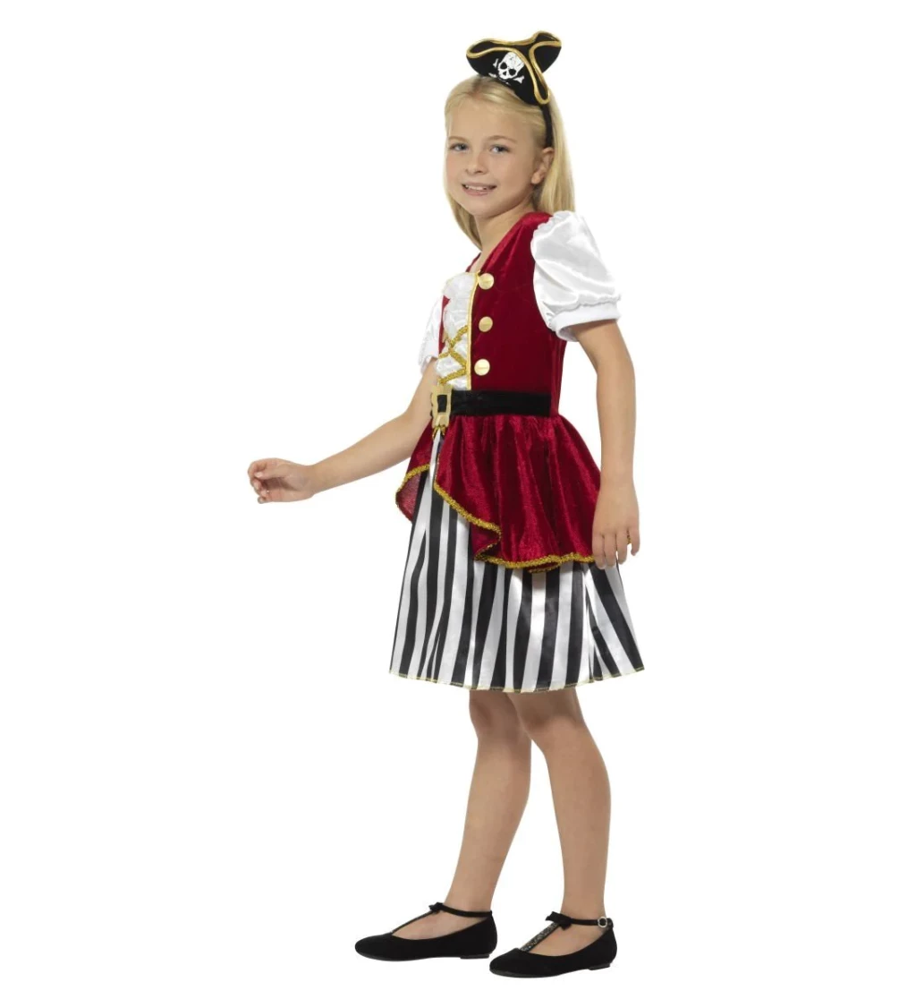 Dětský kostým - malá pirátka