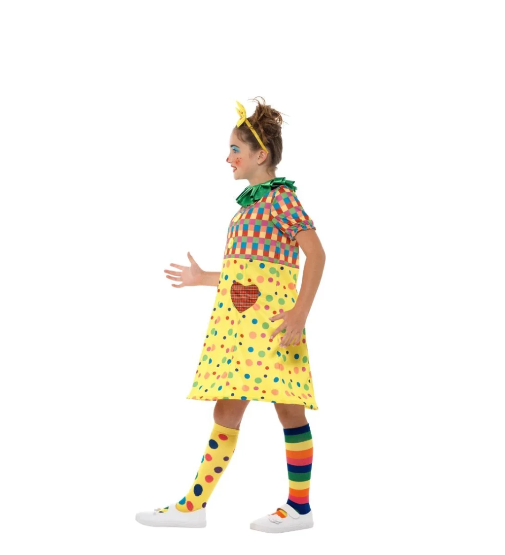 Dívčí kostým klauna