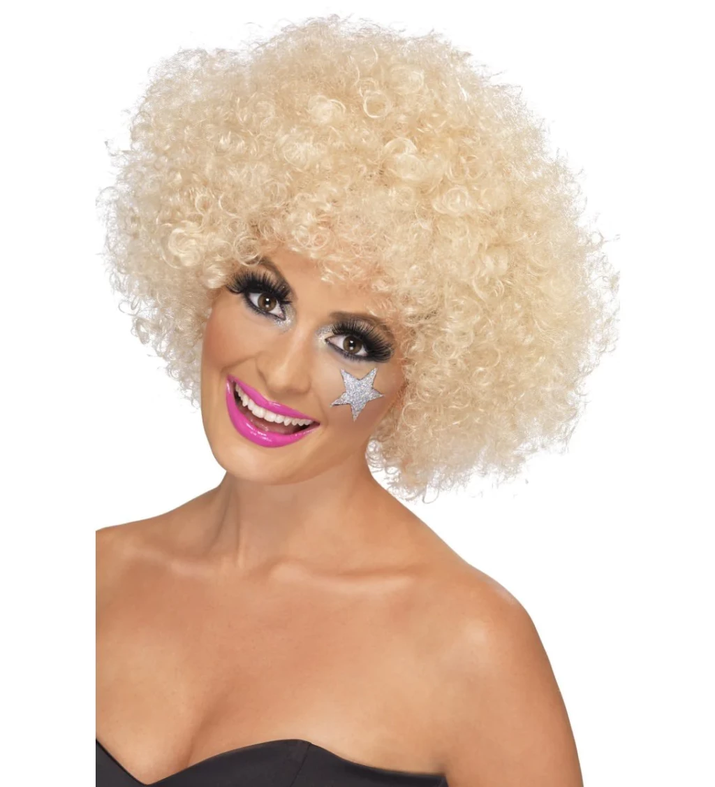 Afro paruka - blond