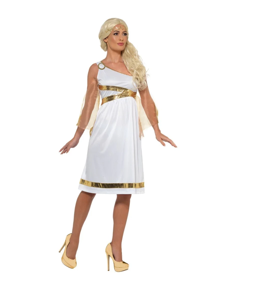 Dámský řecký kostým - bílý